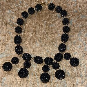 JCrew Elegant Navy Beaded Necklace
